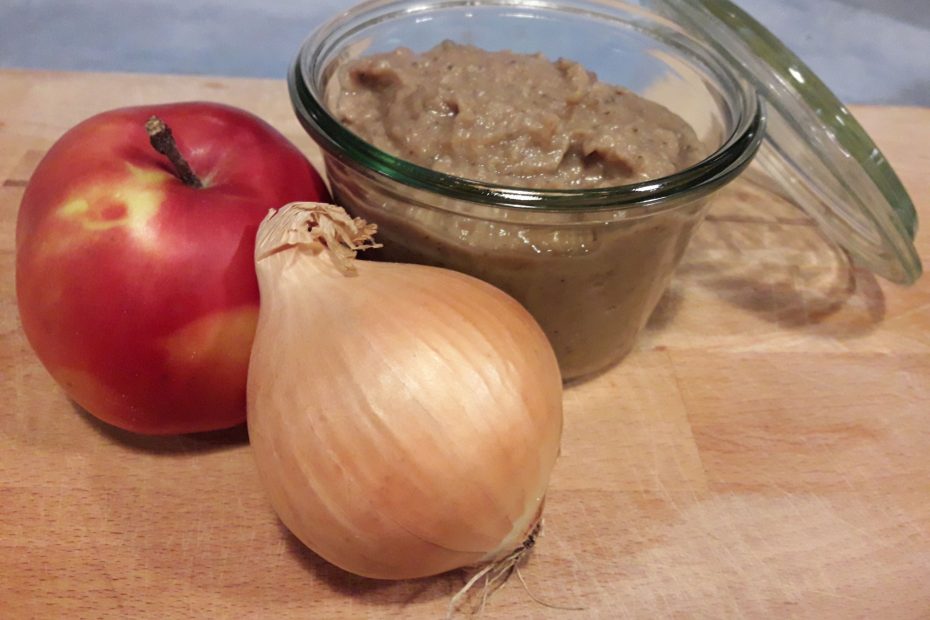 Apfel Bohnenschmalz