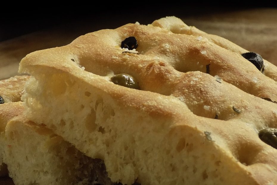 Oliven Rosmarin Focaccia