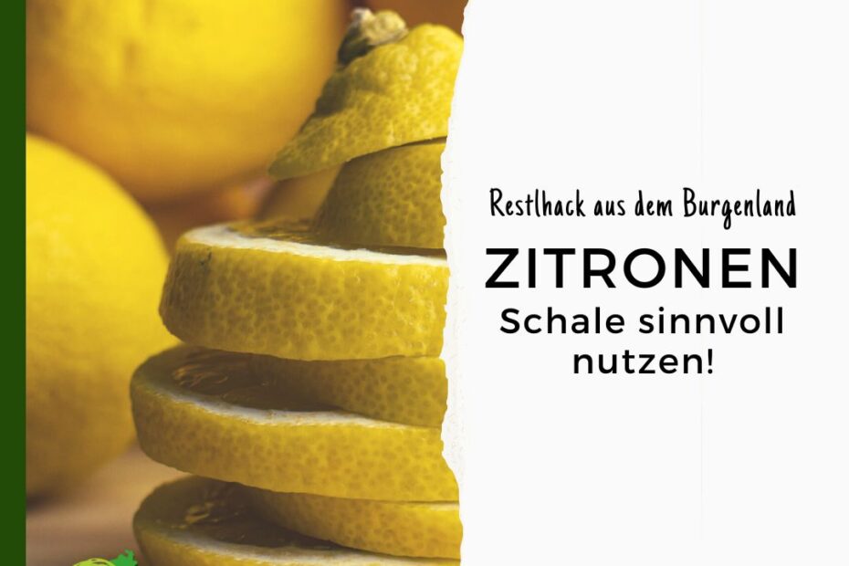 Zitronenschale verwerten sinnvoll nutzen header