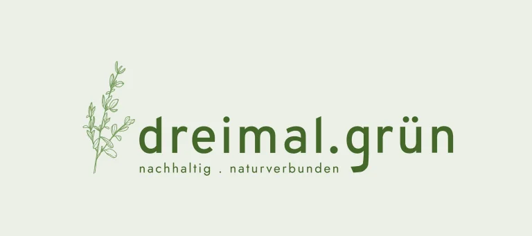 Logo dreimal.grün